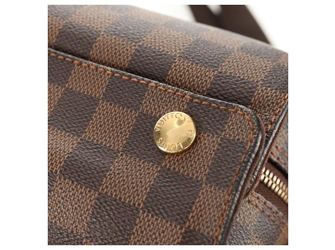 LOUIS VUITTON Borsa a Spalla Naviglio Damier Ebene N45255 LV Auth bs31667 - vista 16