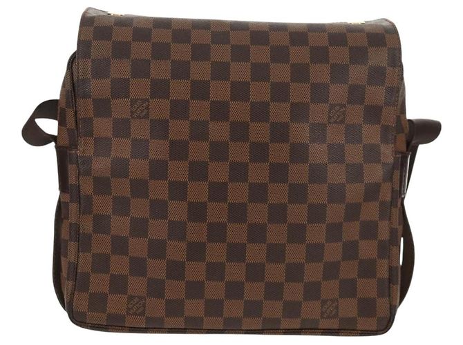 LOUIS VUITTON Borsa a Spalla Naviglio Damier Ebene N45255 LV Auth bs31667 - vista 2