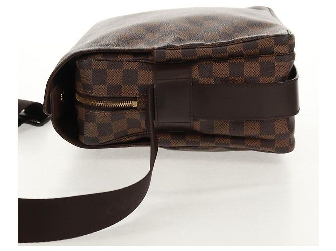 LOUIS VUITTON Borsa a Spalla Naviglio Damier Ebene N45255 LV Auth bs31667 - vista 4
