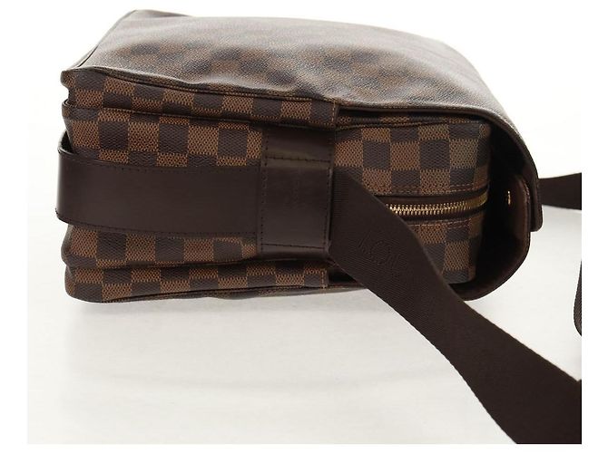 LOUIS VUITTON Borsa a Spalla Naviglio Damier Ebene N45255 LV Auth bs31667 - vista 5