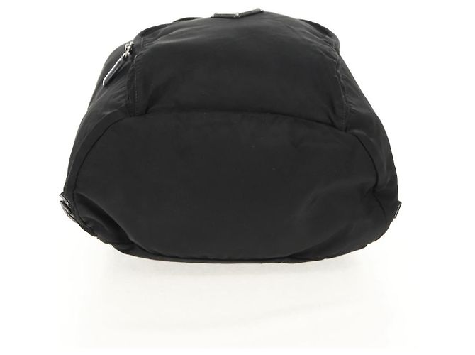 PRADA Backpack Nylon Black Silver Auth bs31715 Silvery - view 10