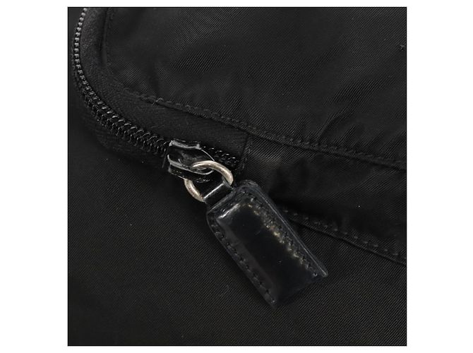 PRADA Backpack Nylon Black Silver Auth bs31715 Silvery - view 18