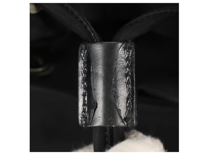 PRADA Backpack Nylon Black Silver Auth bs31715 Silvery - view 23