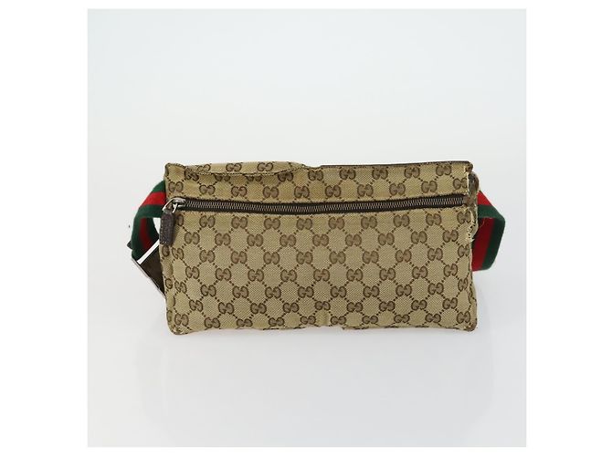 Borsa a Spalla GG Canvas Gucci 3 Set Beige Marrone Nero Auth 151555 - vista 10