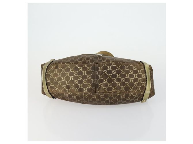 Borsa a Spalla GG Canvas Gucci 3 Set Beige Marrone Nero Auth 151555 - vista 7