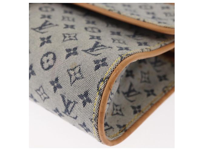 LOUIS VUITTON Borsa a Spalla Mini Camille con Catena Monogramma Blu M92002 Auth 154228SM - vista 11