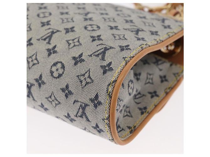 LOUIS VUITTON Borsa a Spalla Mini Camille con Catena Monogramma Blu M92002 Auth 154228SM - vista 13