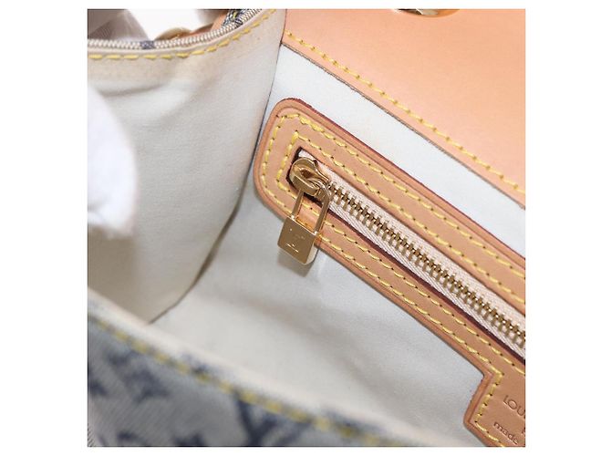 LOUIS VUITTON Borsa a Spalla Mini Camille con Catena Monogramma Blu M92002 Auth 154228SM - vista 20