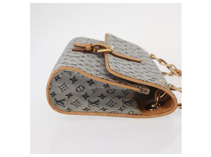 LOUIS VUITTON Borsa a Spalla Mini Camille con Catena Monogramma Blu M92002 Auth 154228SM - vista 4