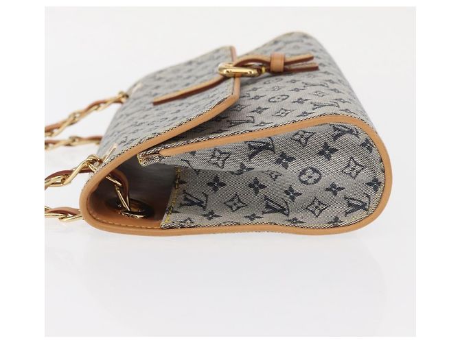 LOUIS VUITTON Borsa a Spalla Mini Camille con Catena Monogramma Blu M92002 Auth 154228SM - vista 5
