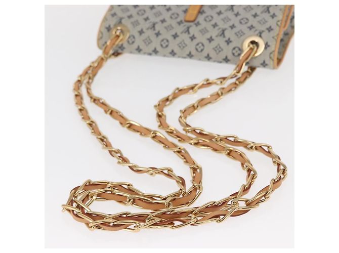 LOUIS VUITTON Borsa a Spalla Mini Camille con Catena Monogramma Blu M92002 Auth 154228SM - vista 7