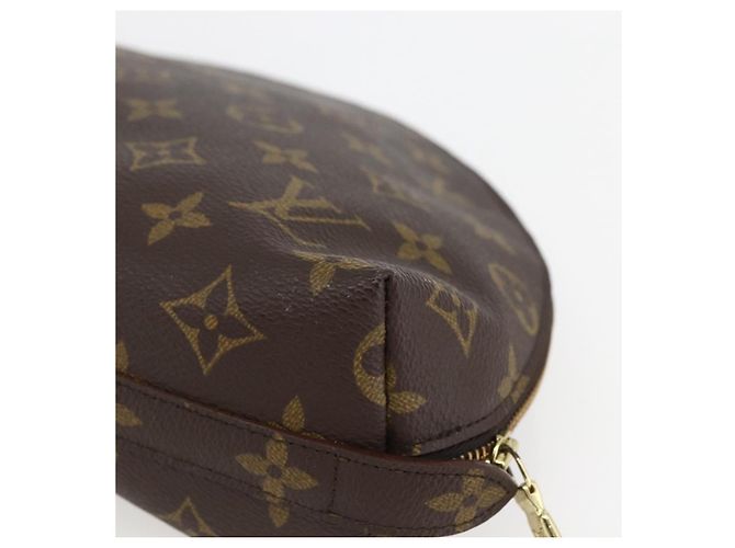 LOUIS VUITTON Pochette Cosmetica Demi Ronde Monogram M47520 LV Auth BA9183 Monogramma - vista 10