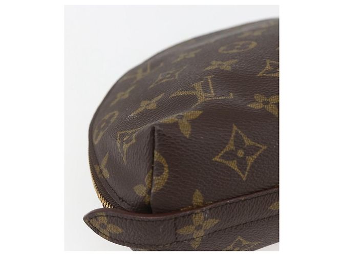 LOUIS VUITTON Pochette Cosmetica Demi Ronde Monogram M47520 LV Auth BA9183 Monogramma - vista 11