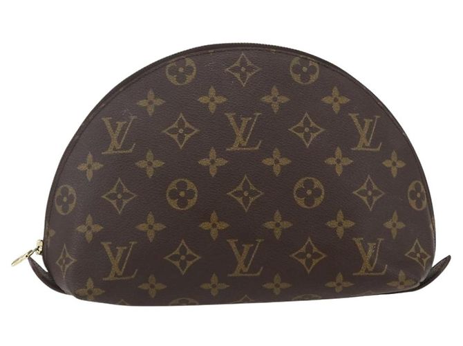 LOUIS VUITTON Pochette Cosmetica Demi Ronde Monogram M47520 LV Auth BA9183 Monogramma - vista 2