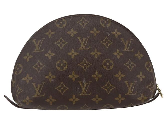 LOUIS VUITTON Pochette Cosmetica Demi Ronde Monogram M47520 LV Auth BA9183 Monogramma - vista 3