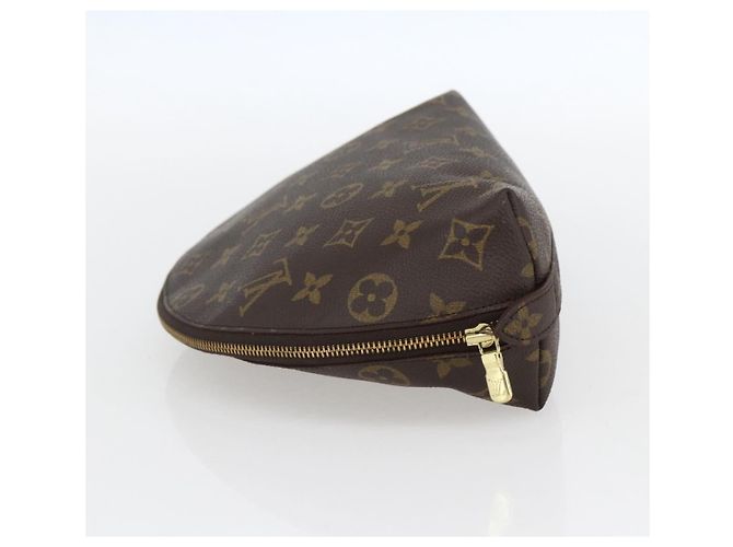 LOUIS VUITTON Pochette Cosmetica Demi Ronde Monogram M47520 LV Auth BA9183 Monogramma - vista 4