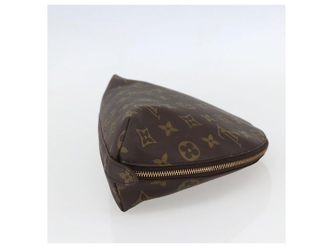 LOUIS VUITTON Pochette Cosmetica Demi Ronde Monogram M47520 LV Auth BA9183 Monogramma - vista 5