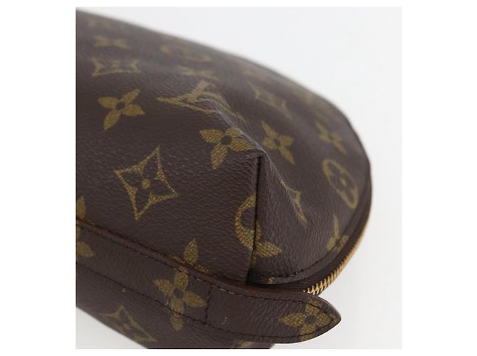LOUIS VUITTON Pochette Cosmetica Demi Ronde Monogram M47520 LV Auth BA9183 Monogramma - vista 8