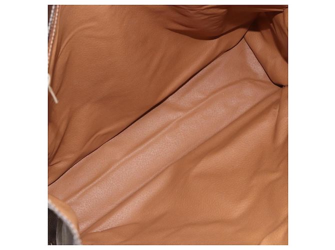 Céline Borsa a mano in tela Macadam CELINE in pelle PVC marrone oro Auth gh1448 D'oro - vista 16