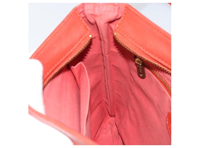 Chloé Bolsa de Ombro de Couro Laranja Auth BA8858 - vista 19
