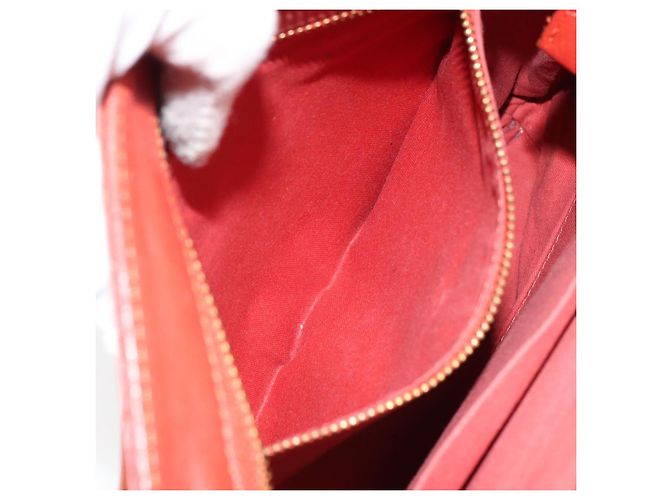Chloé Bolsa de Ombro de Couro Laranja Auth BA8858 - vista 21