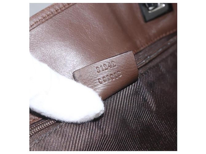 GUCCI GG Canvas Tote Bag Beige Silber 31242 Auth 148537 - Ansicht 21