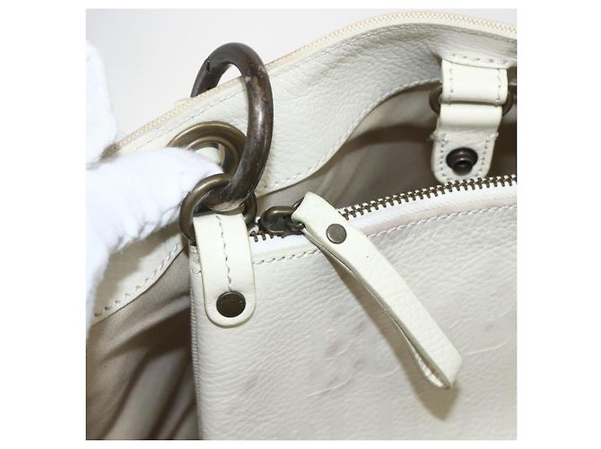 Borsa Tote Burberry Blue Label in tela gialla Auth 151770 - vista 15