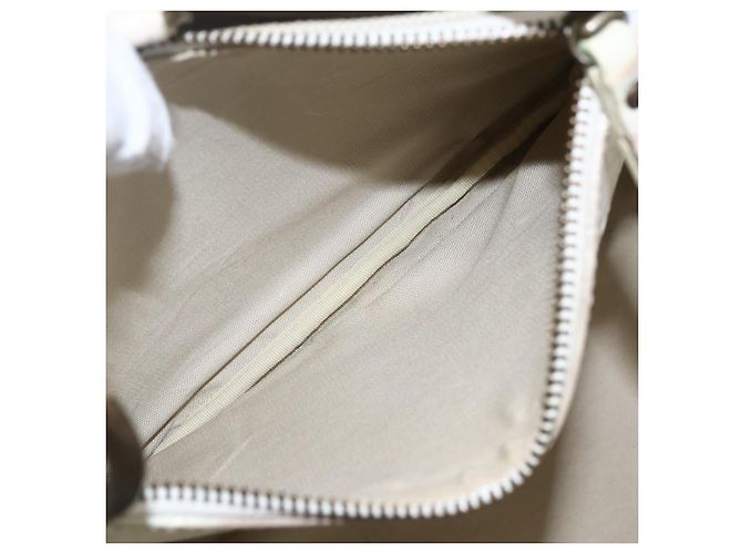 Borsa Tote Burberry Blue Label in tela gialla Auth 151770 - vista 21