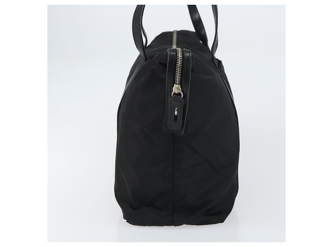 Prada Tote Bag aus schwarzem Nylon mit Silber authentisch 151531 - Ansicht 5