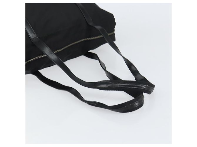 Prada Tote Bag aus schwarzem Nylon mit Silber authentisch 151531 - Ansicht 7