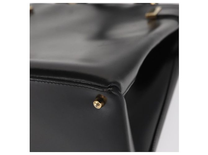 Borsa a mano GUCCI in pelle nera e oro 000 2046 0562 Auth 155731 Nero D'oro - vista 11