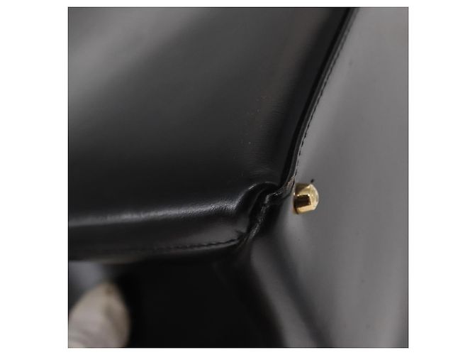 Borsa a mano GUCCI in pelle nera e oro 000 2046 0562 Auth 155731 Nero D'oro - vista 12