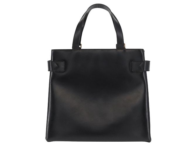 Borsa a mano GUCCI in pelle nera e oro 000 2046 0562 Auth 155731 Nero D'oro - vista 3