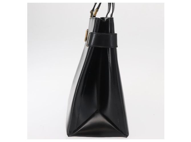 Borsa a mano GUCCI in pelle nera e oro 000 2046 0562 Auth 155731 Nero D'oro - vista 4