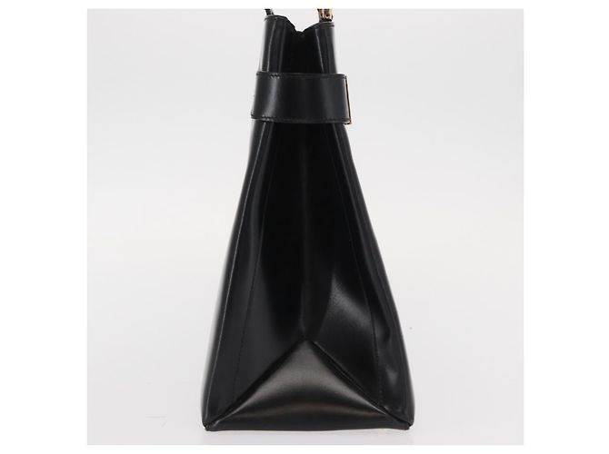 Borsa a mano GUCCI in pelle nera e oro 000 2046 0562 Auth 155731 Nero D'oro - vista 5