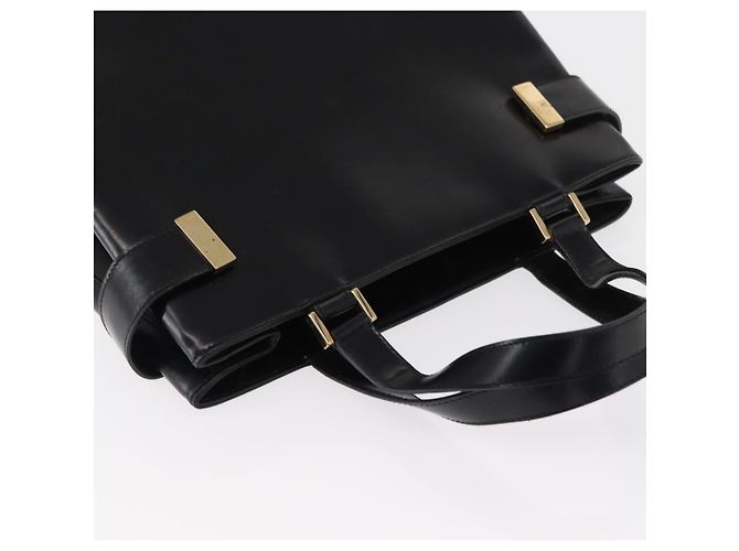 Borsa a mano GUCCI in pelle nera e oro 000 2046 0562 Auth 155731 Nero D'oro - vista 6