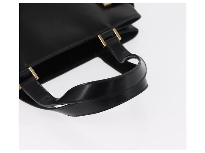 Borsa a mano GUCCI in pelle nera e oro 000 2046 0562 Auth 155731 Nero D'oro - vista 7