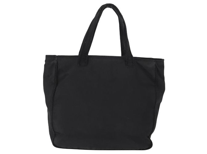 Borsa a mano PRADA in nylon nero Auth ep12285 - vista 3