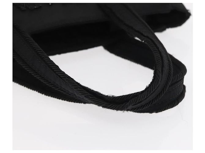 Borsa a mano PRADA in nylon nero Auth ep12285 - vista 7