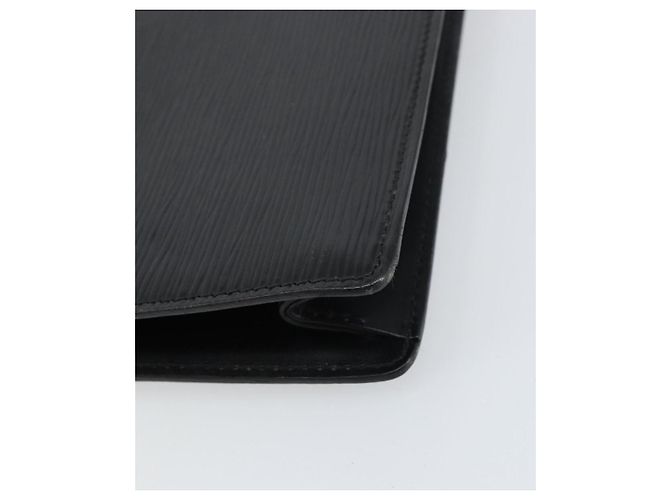 LOUIS VUITTON Epi Serie Dragonne Clutch Bag Nero M52612 LV Auth ep12293 - vista 11