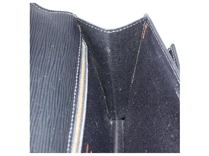 LOUIS VUITTON Epi Serie Dragonne Clutch Bag Nero M52612 LV Auth ep12293 - vista 17