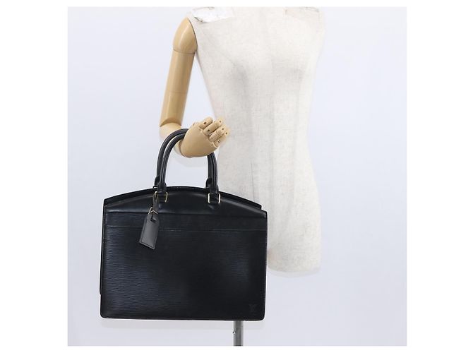 LOUIS VUITTON Epi Riviera Handtasche Schwarz M48182 LV Auth 159678 - Ansicht 22