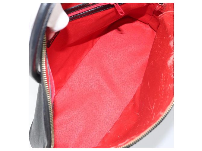Céline Borsa a mano CELINE in pelle nera e oro Auth ep12323 Nero D'oro - vista 16