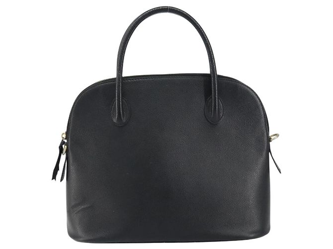 Céline Borsa a mano CELINE in pelle nera e oro Auth ep12323 Nero D'oro - vista 2