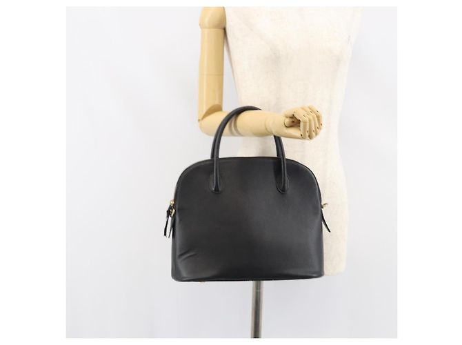 Céline Borsa a mano CELINE in pelle nera e oro Auth ep12323 Nero D'oro - vista 21