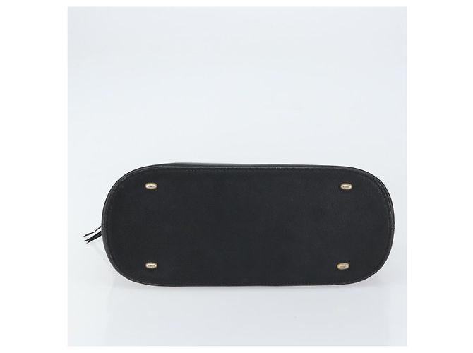 Céline Borsa a mano CELINE in pelle nera e oro Auth ep12323 Nero D'oro - vista 9