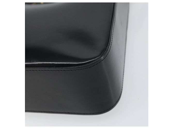 Céline Borsa a Spalla CELINE Smalto Nero Oro Auth ep12376 D'oro - vista 10