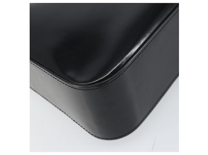 Céline Borsa a Spalla CELINE Smalto Nero Oro Auth ep12376 D'oro - vista 11