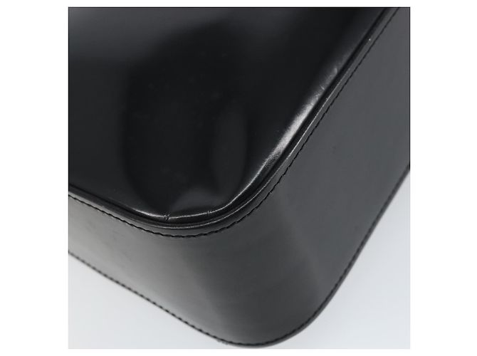 Céline Borsa a Spalla CELINE Smalto Nero Oro Auth ep12376 D'oro - vista 13