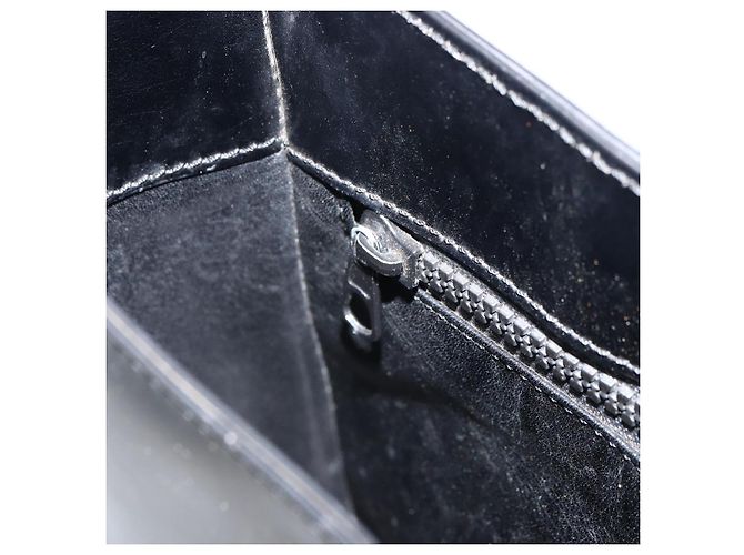 Céline Borsa a Spalla CELINE Smalto Nero Oro Auth ep12376 D'oro - vista 19